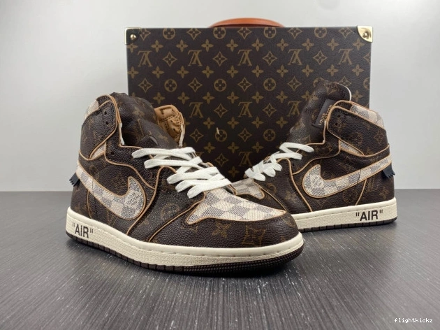 LV OFF-WHITE 1 x Jordan Air 1108